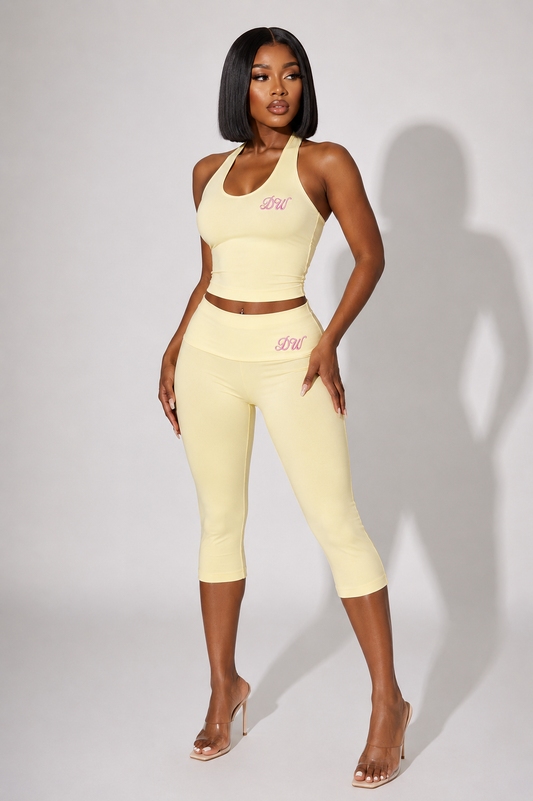 Doll Butter Capri Set